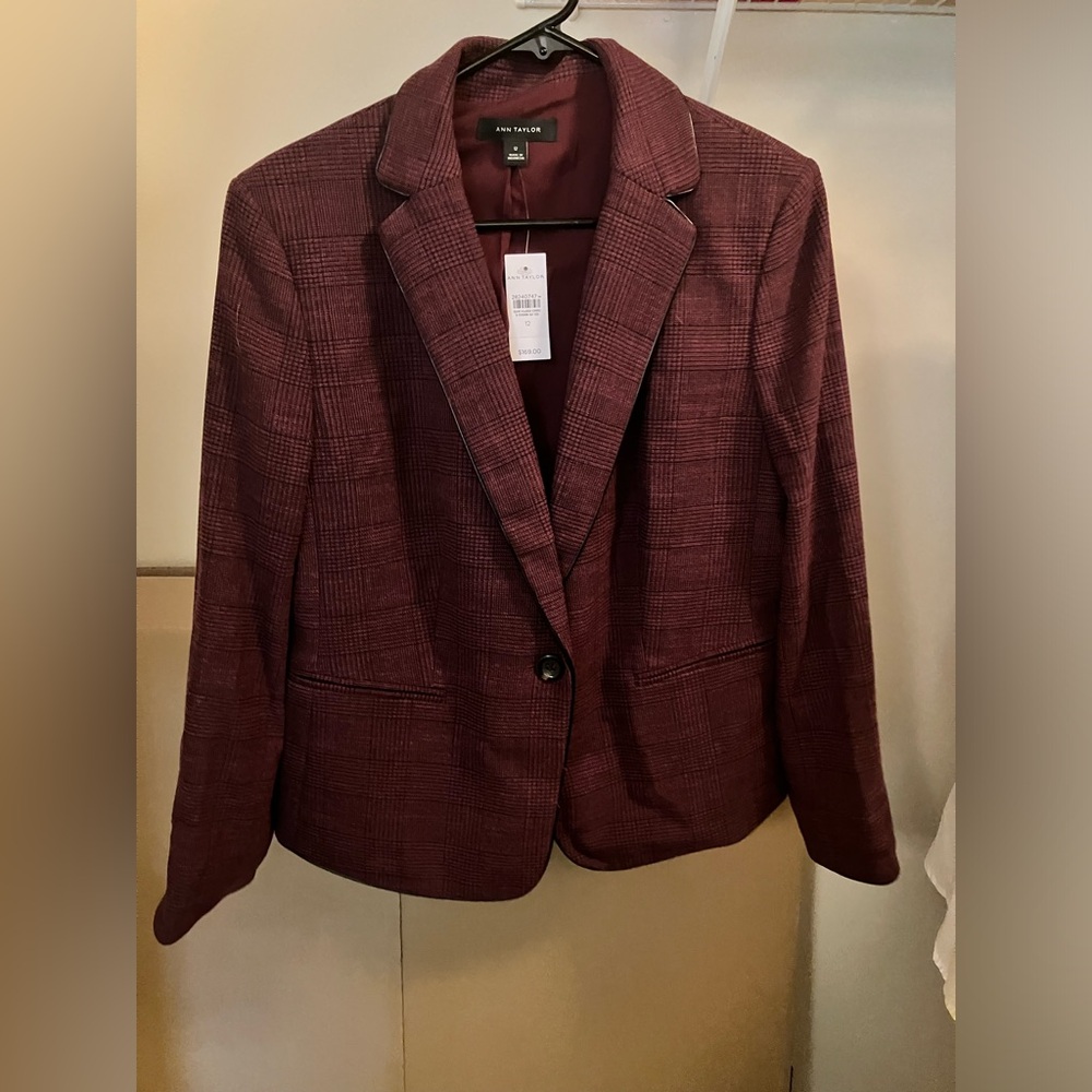 Classic red blazer